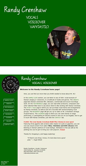 Randy Crenshaw Old Site Comp 300