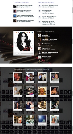 Theta Media Group Client Website Showcase | Theta Sound Studio | Audio & Video Production